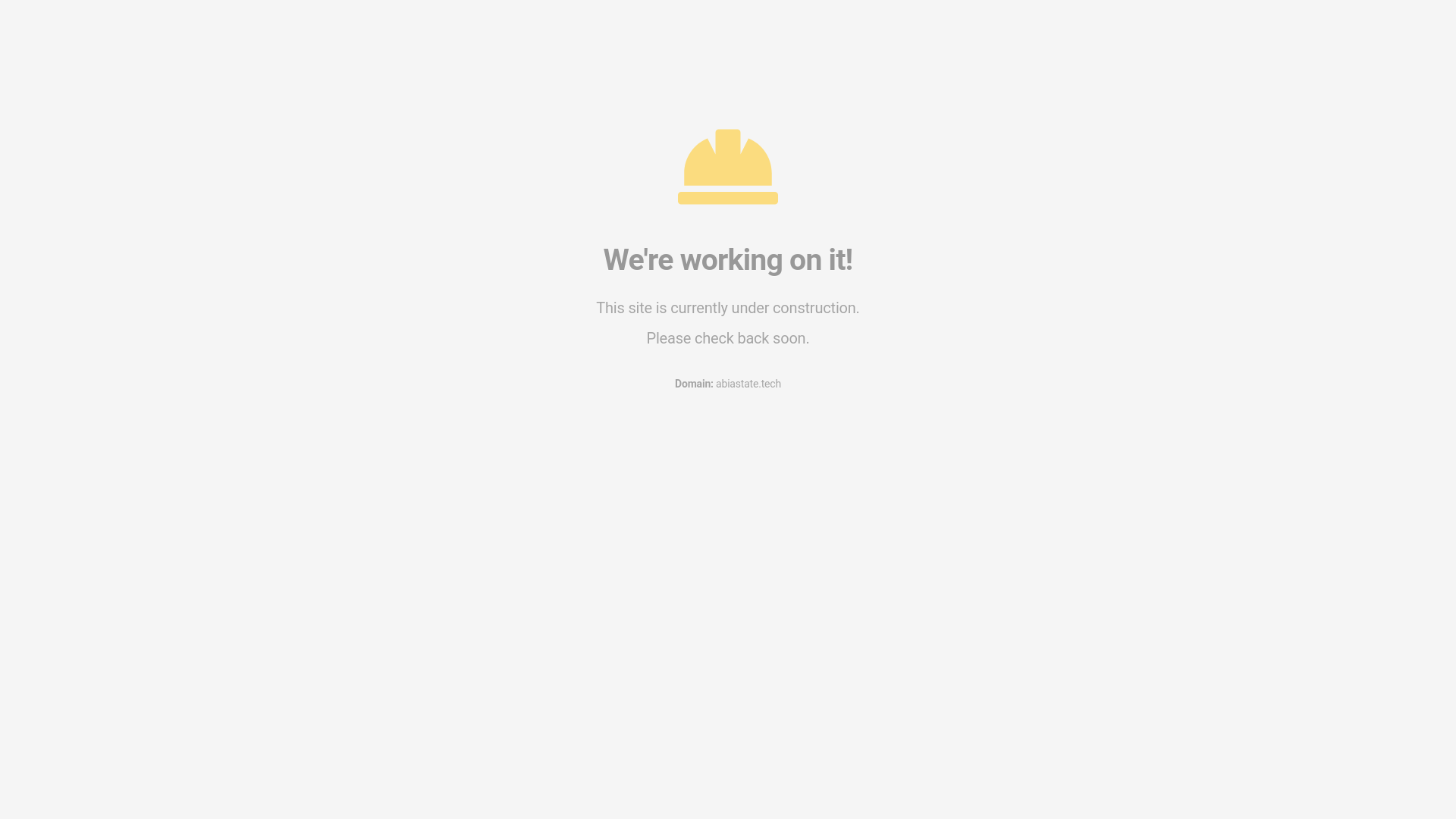 website screenshot of https://abiastate.tech/