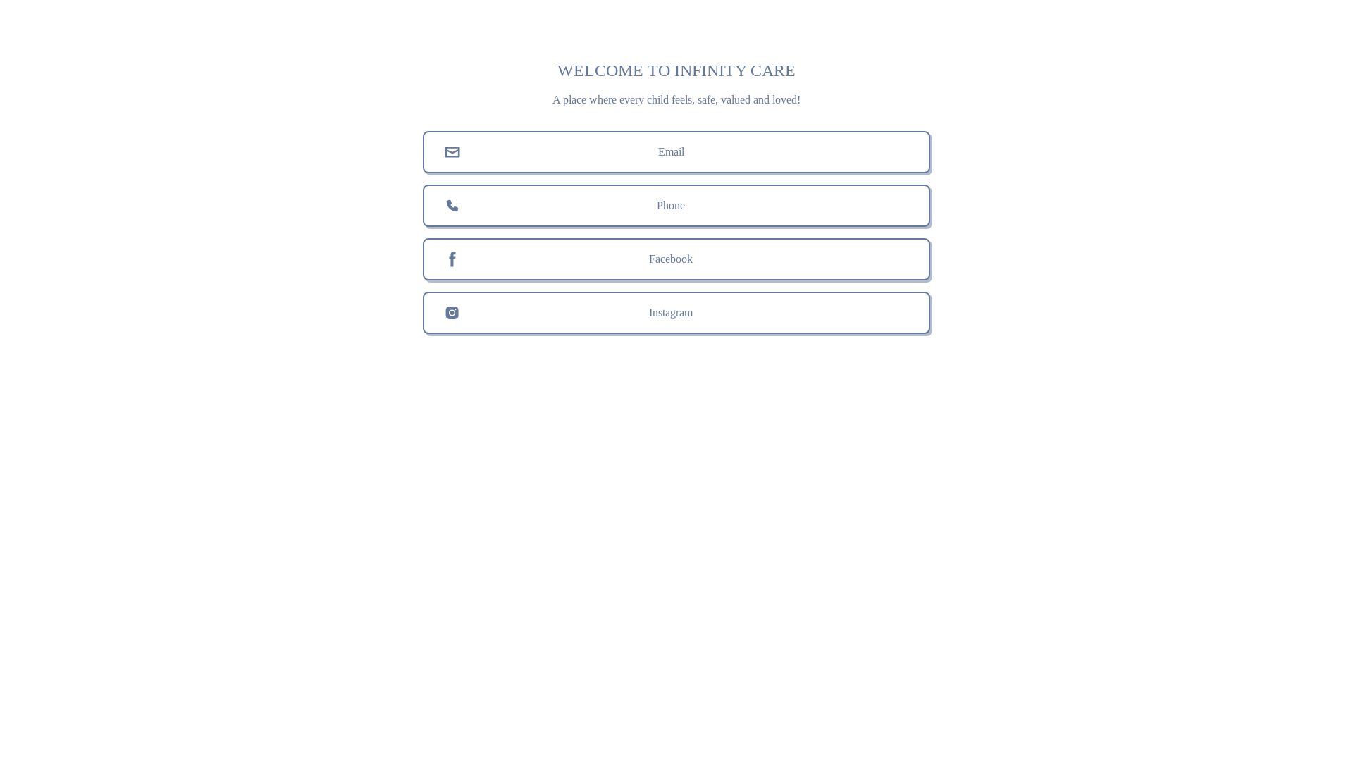 website screenshot of https://infinitycaregroup.co.uk/