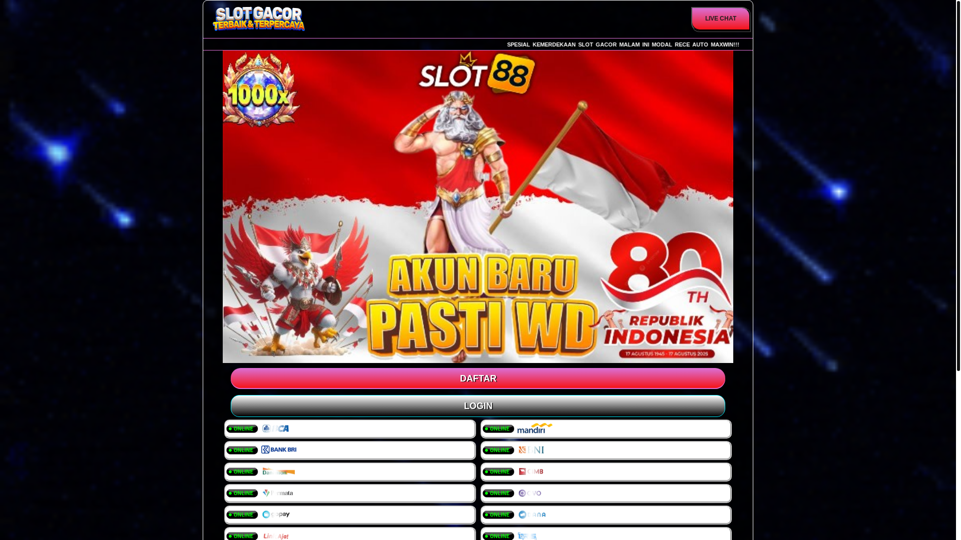 website screenshot of https://merdeka-atau-mati.pages.dev/