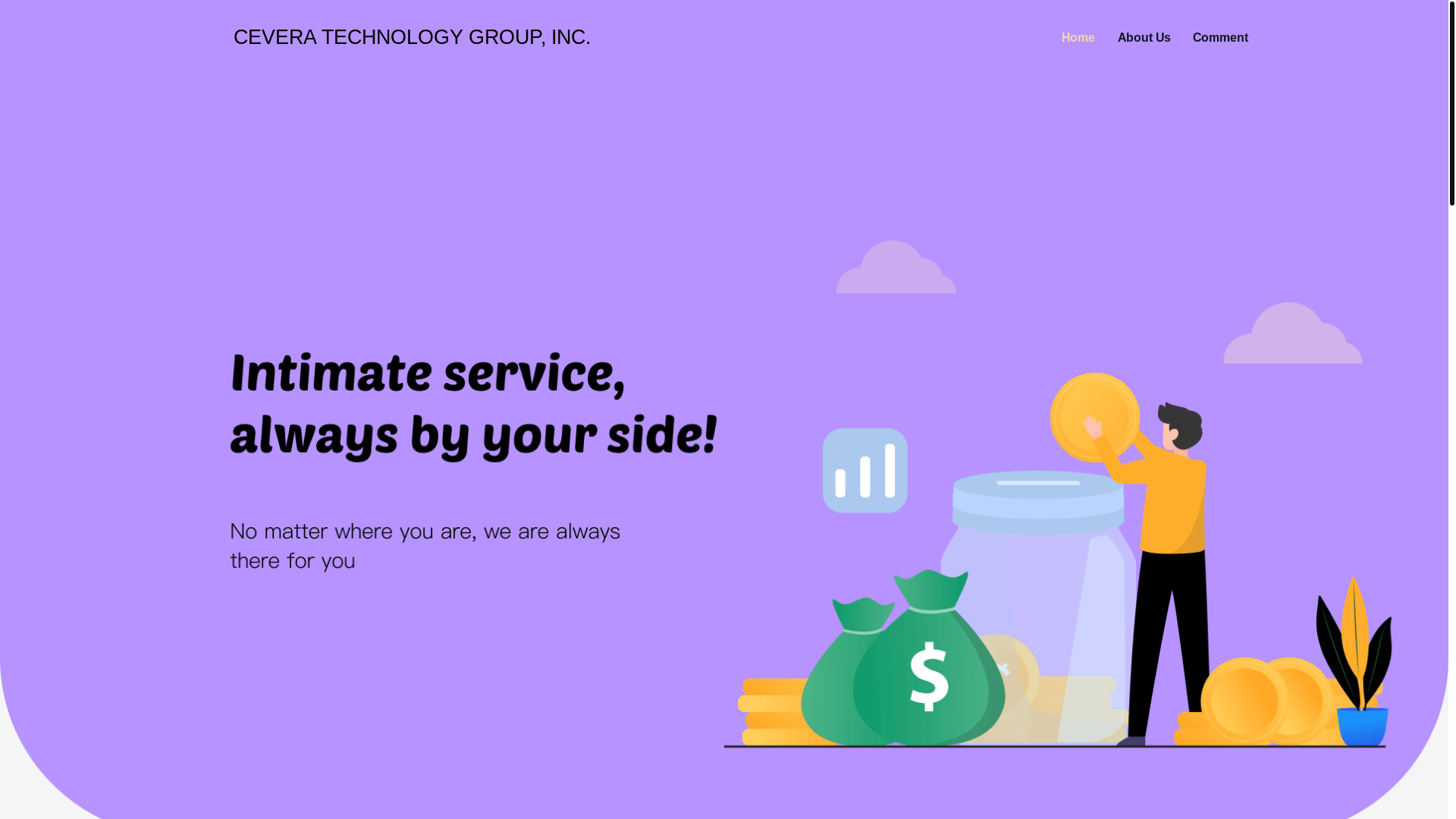 website screenshot of https://cevera-tech.com/