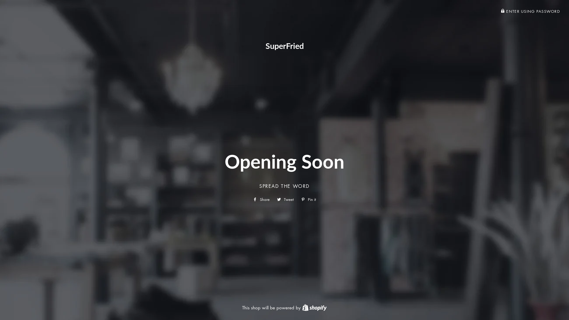 website screenshot of https://superfried.online/