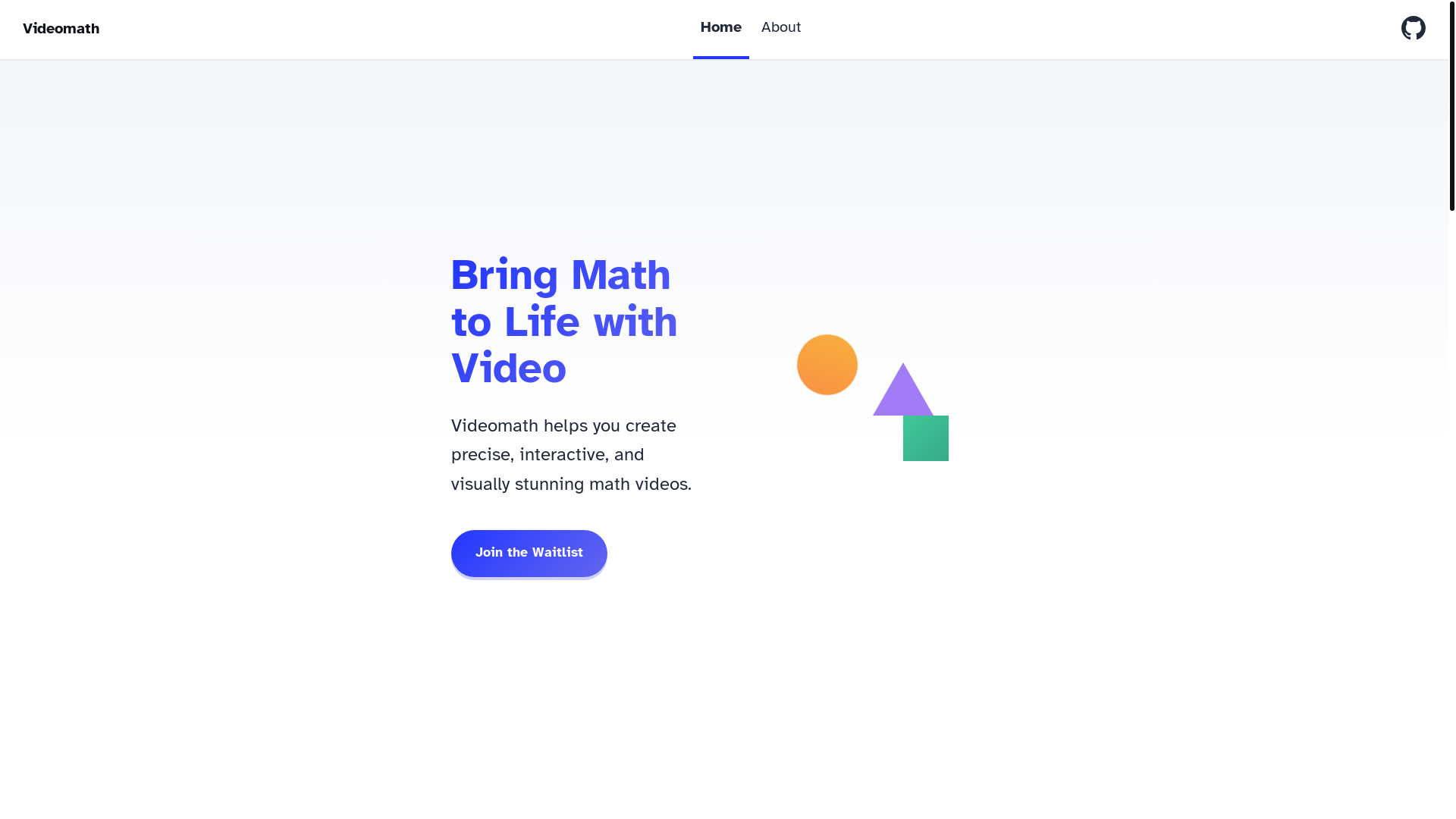 website screenshot of https://videomath-landing.pages.dev/