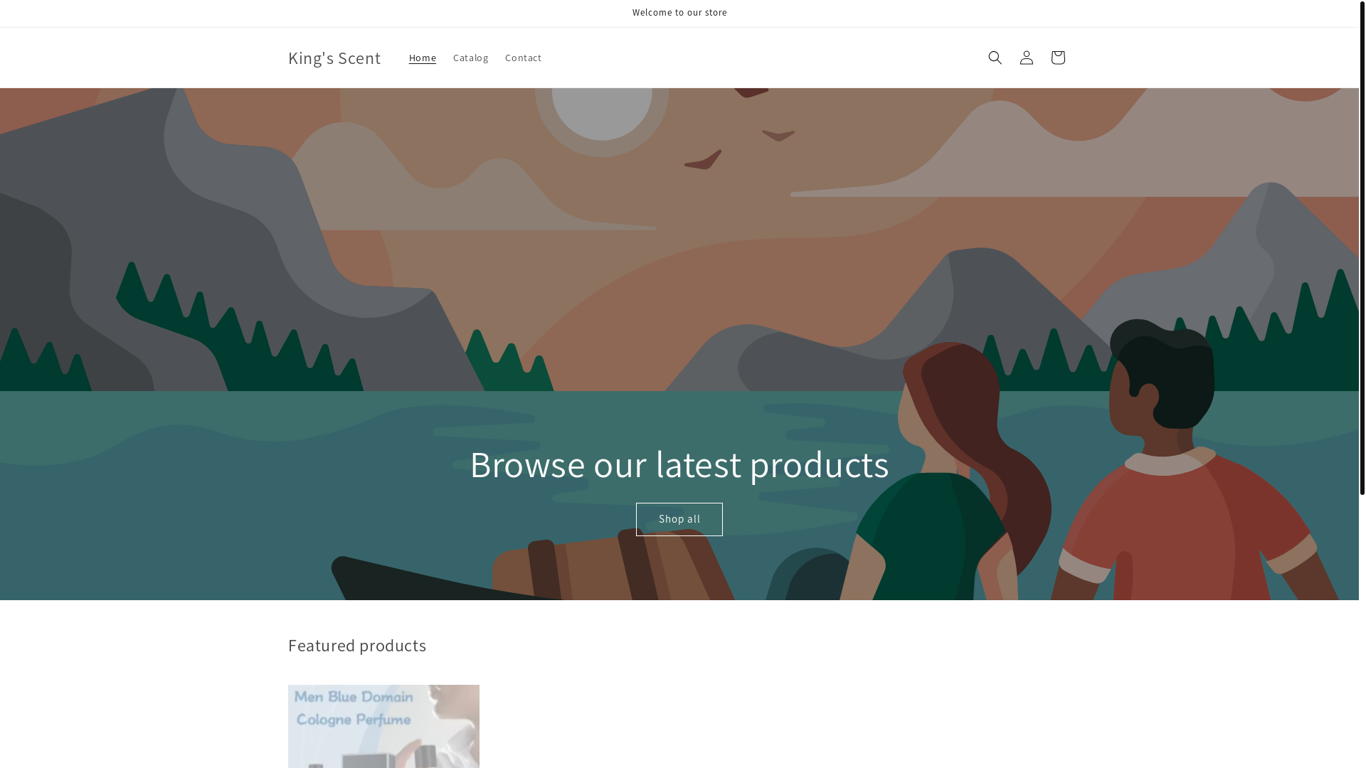website screenshot of https://kingsscentcologne.com/