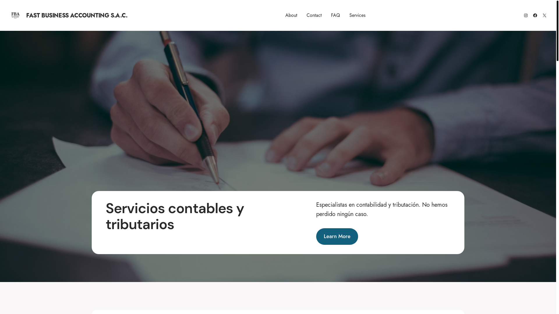 website screenshot of https://fastbusinessaccouting.com/