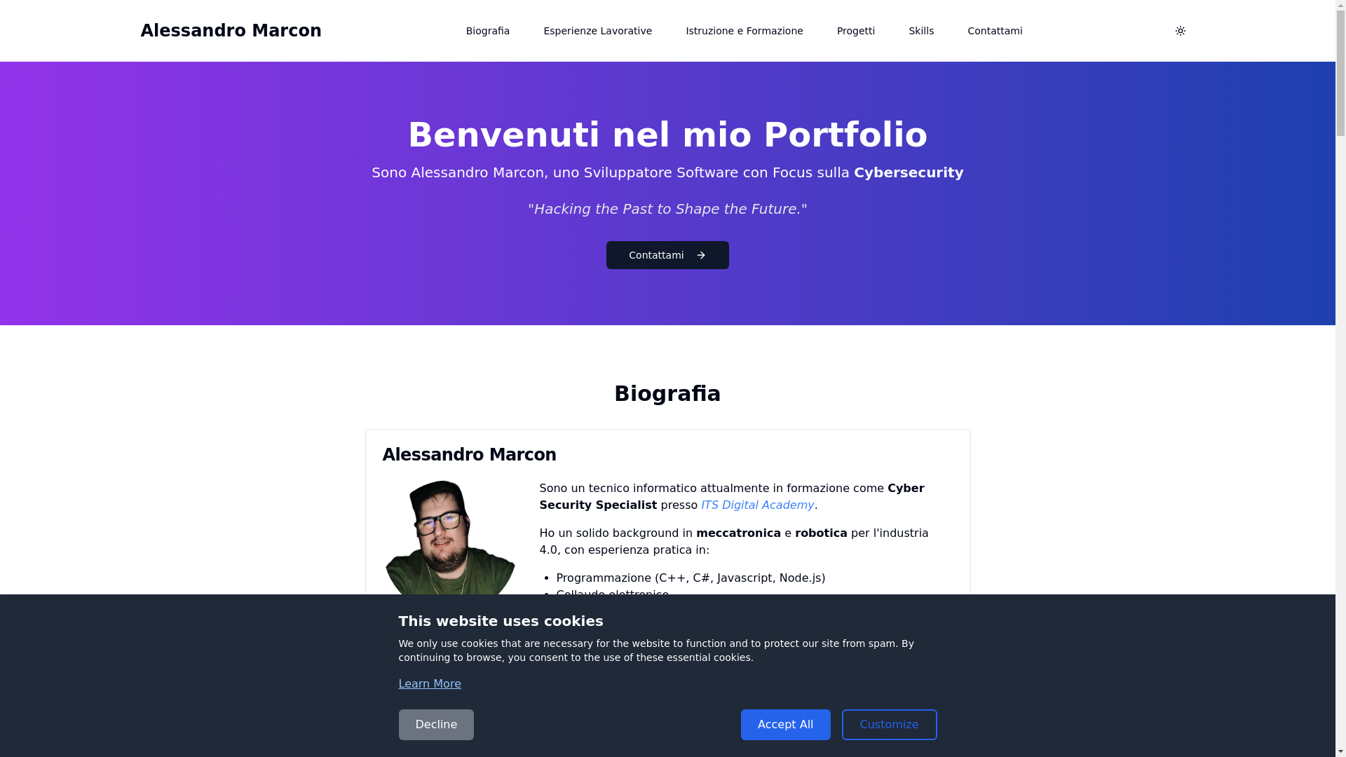 website screenshot of https://alessandro-portfolio-aov.pages.dev/