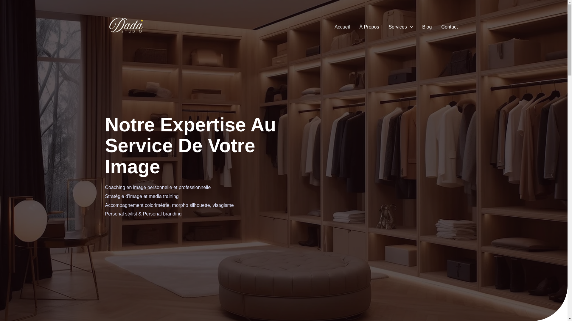 website screenshot of https://dadastudio-conseils.com/