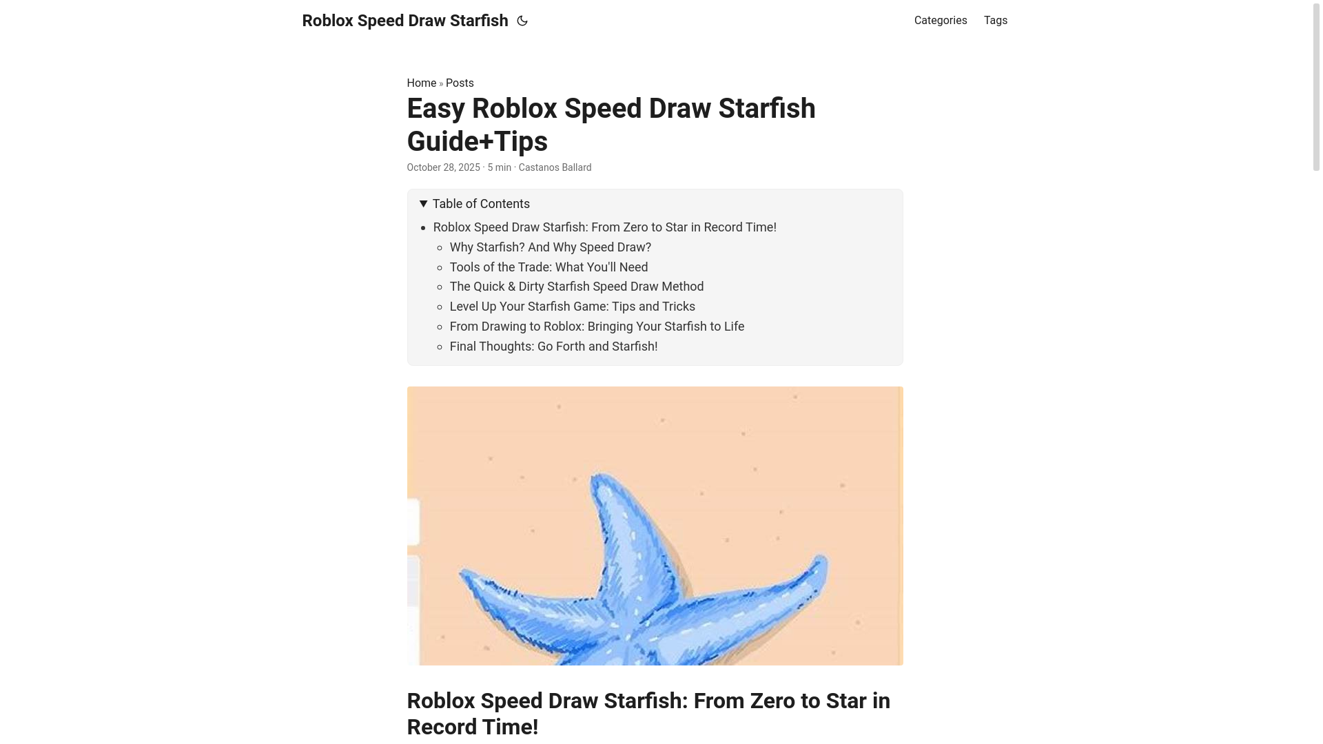 website screenshot of https://roblox-speed-draw-starfish.pages.dev/