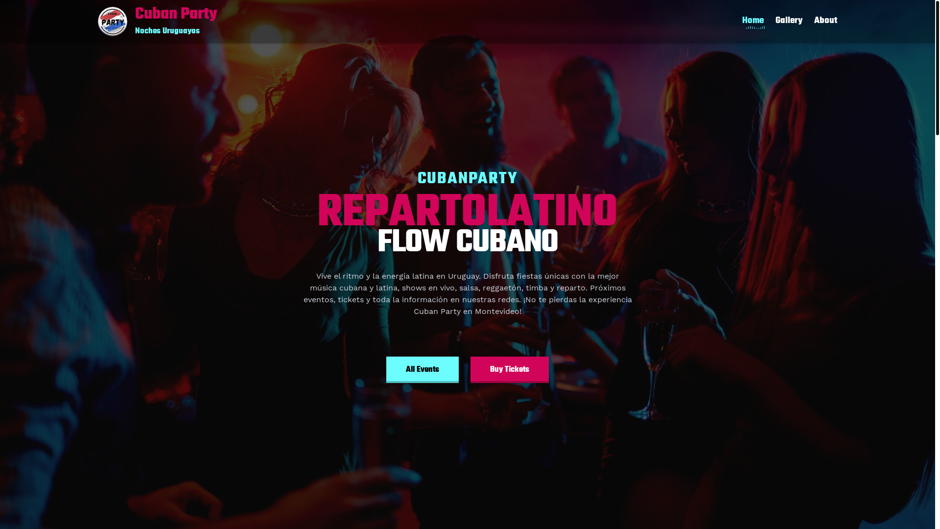website screenshot of https://cubanparty.pages.dev/