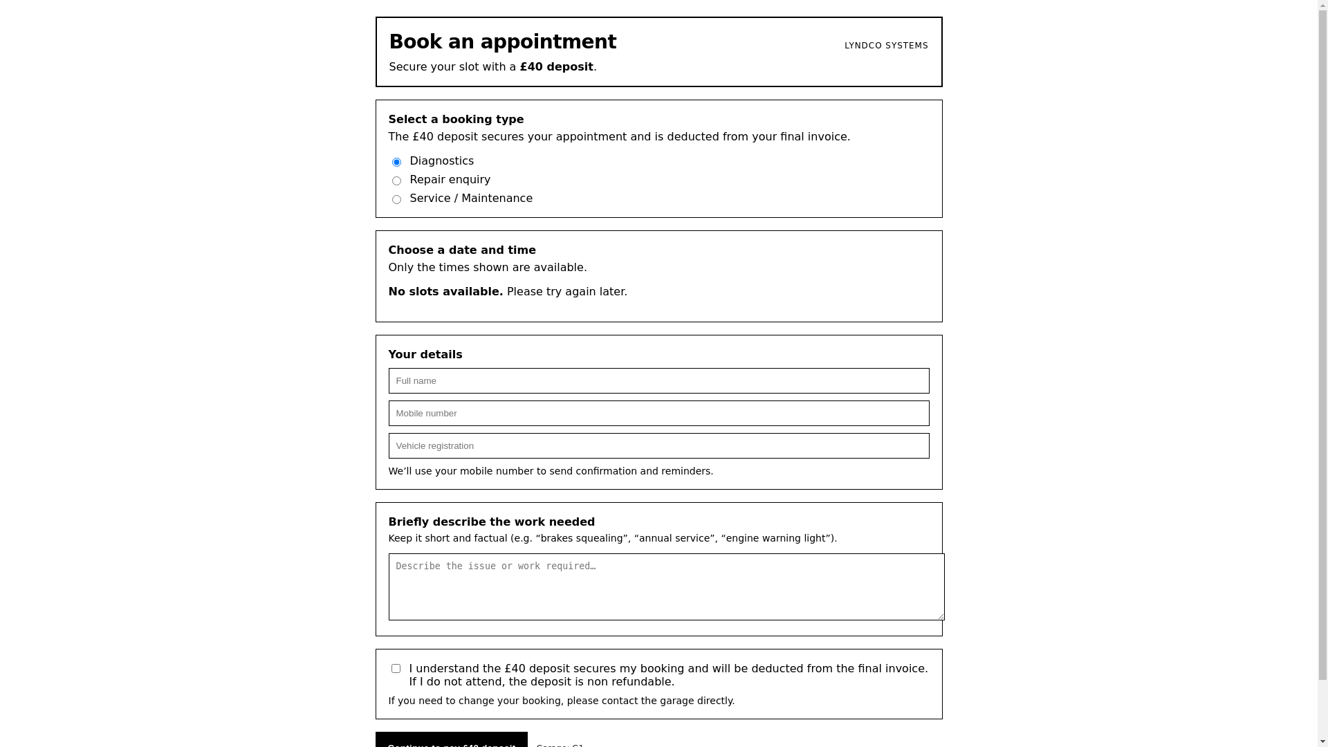 website screenshot of https://lyndcosystems.com/