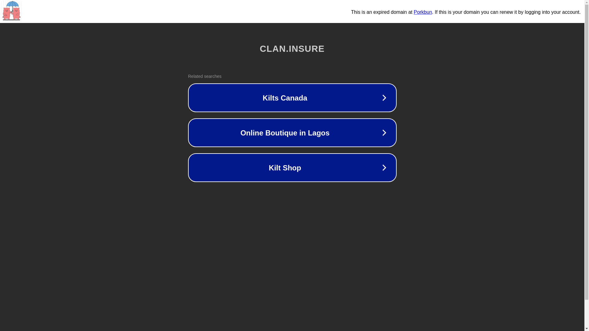website screenshot of https://clan.insure/