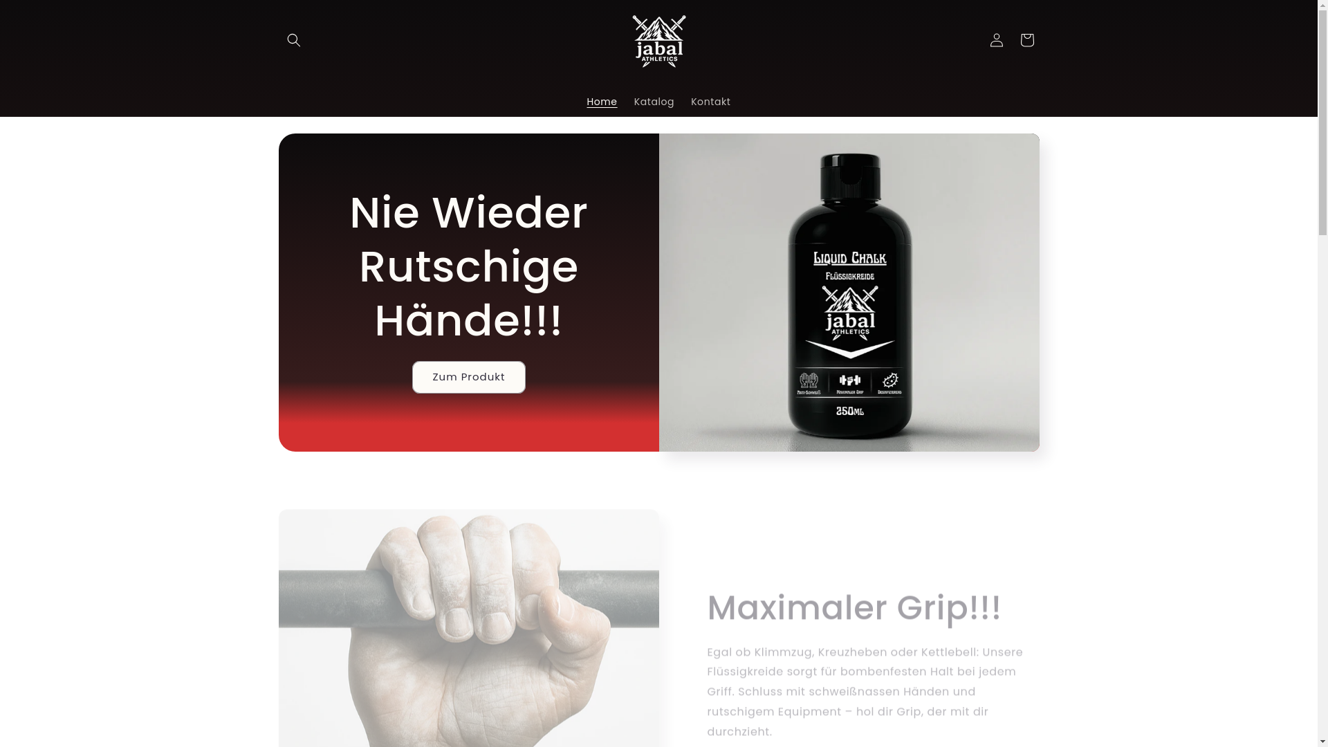 website screenshot of https://jabalathletics.de/