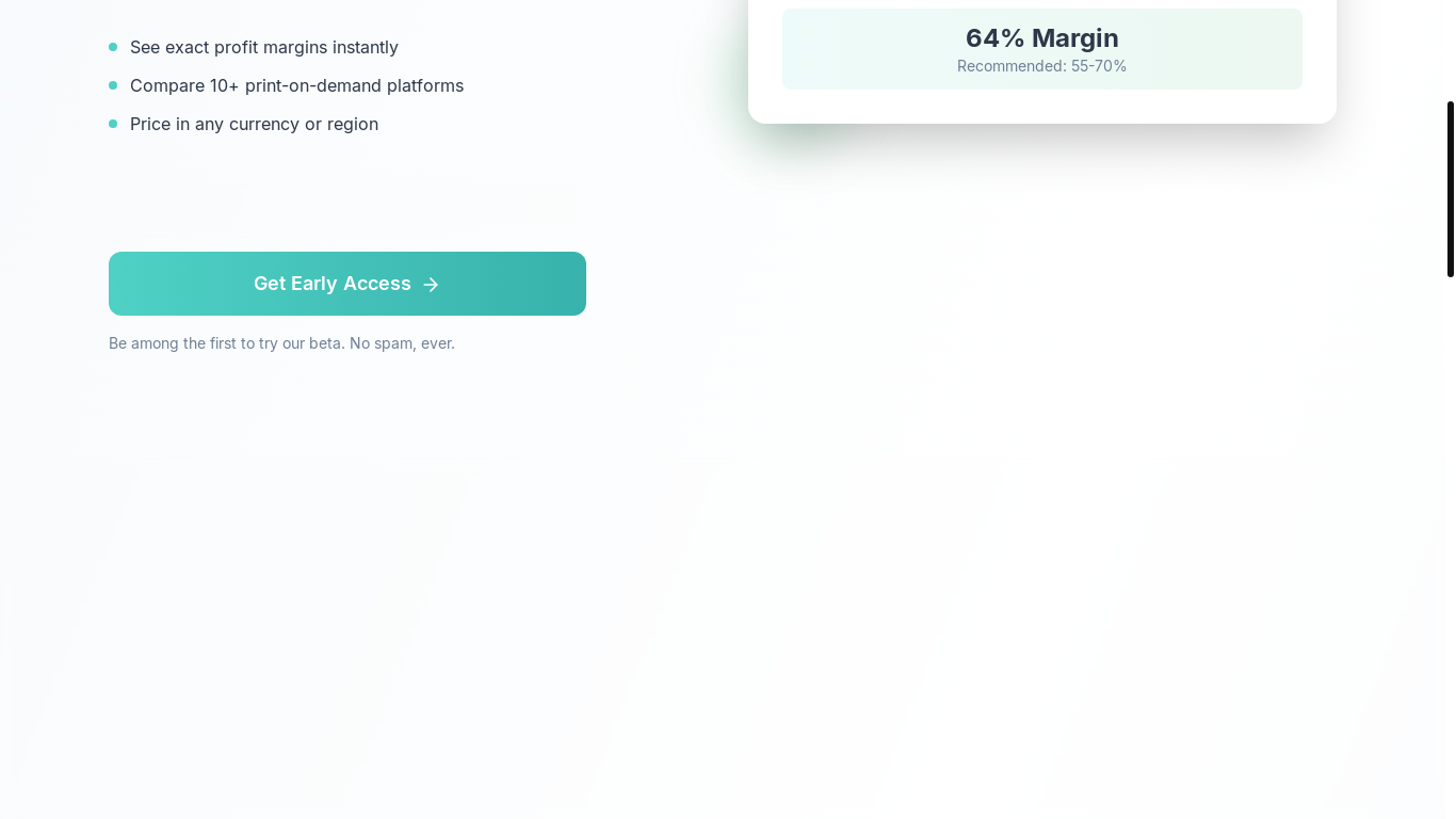 website screenshot of https://creatorcalc.tech/