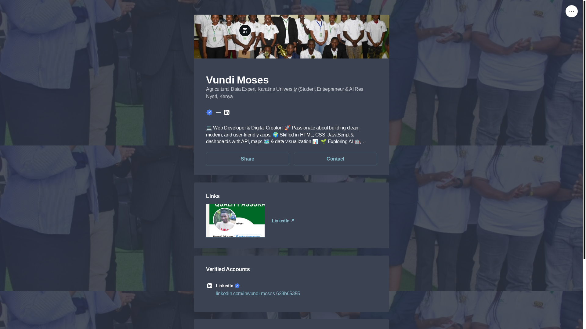website screenshot of https://vundimoses.pro/