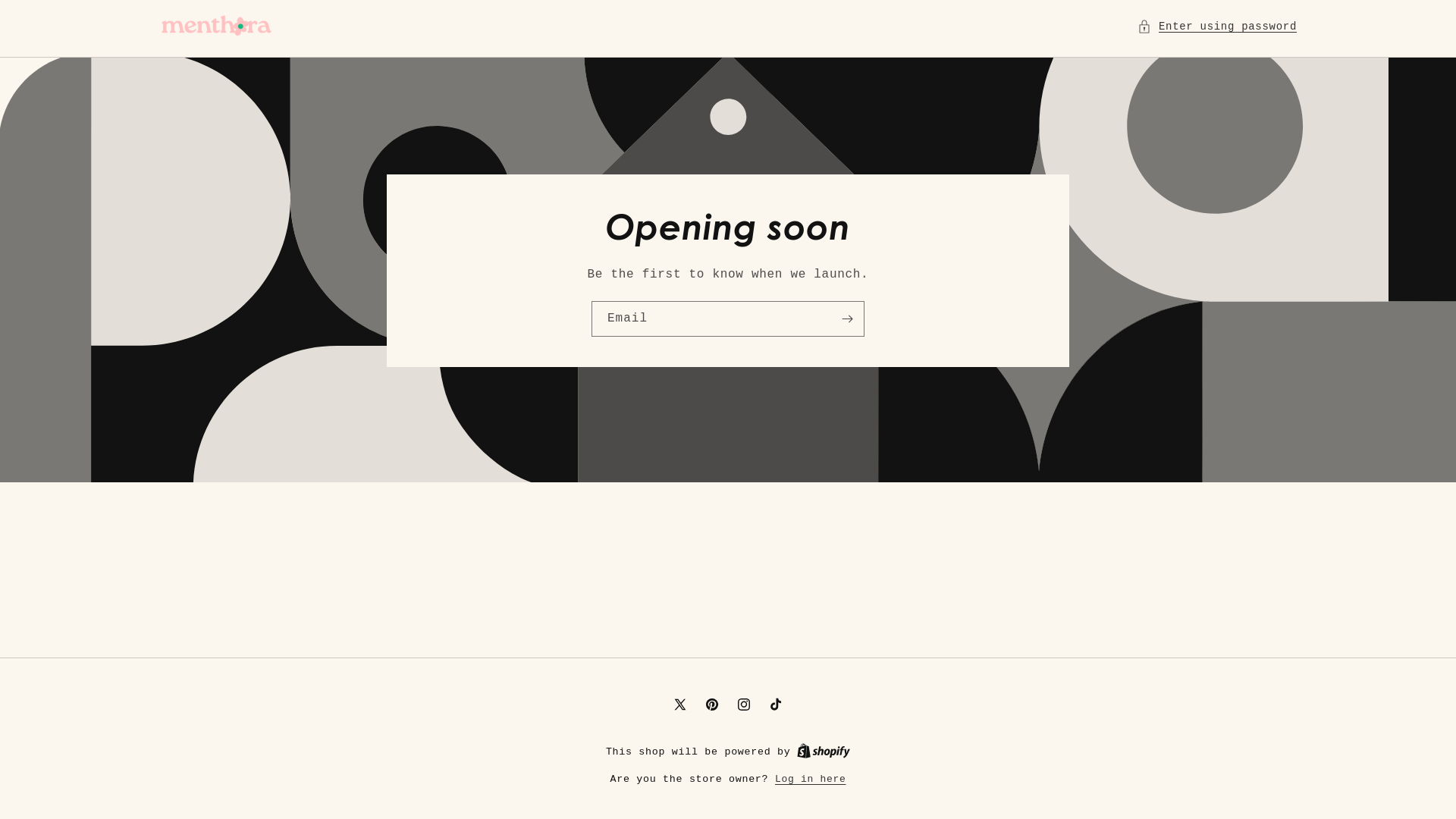 website screenshot of https://menthora.es/