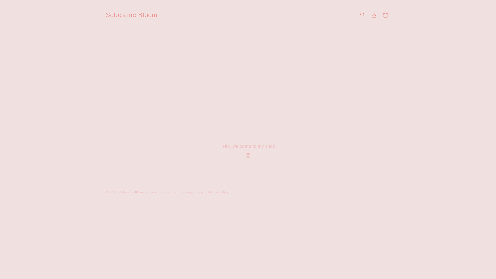 website screenshot of https://sebeiamebloom.store/