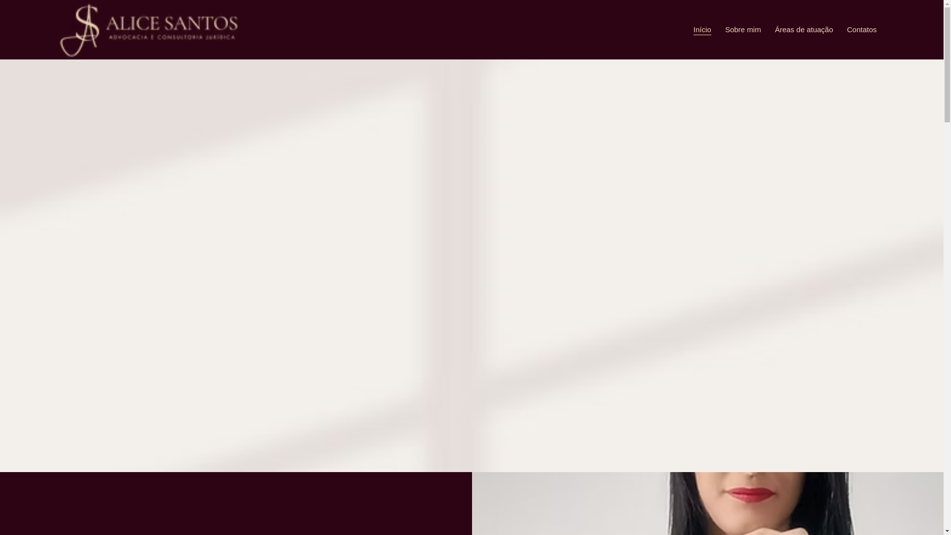 website screenshot of https://alicesantosadv.com.br/