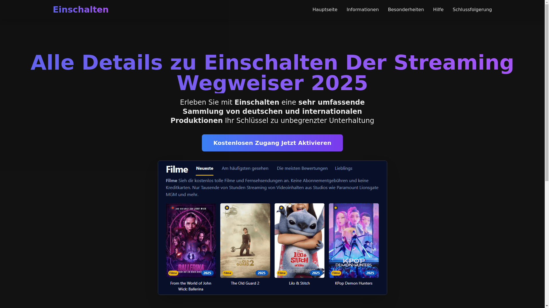 website screenshot of https://einschalten-pmi4.pages.dev/