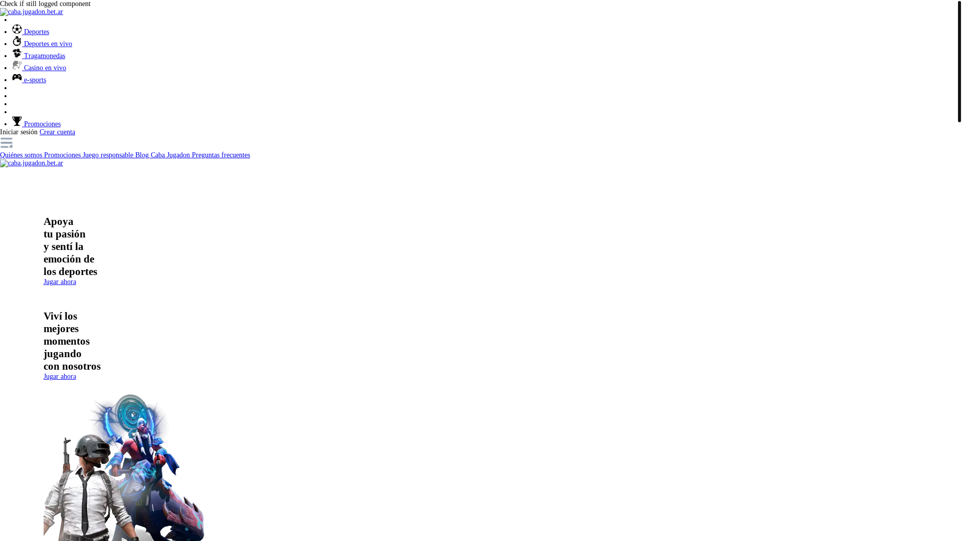 website screenshot of https://caba.jugadon.bet.ar/