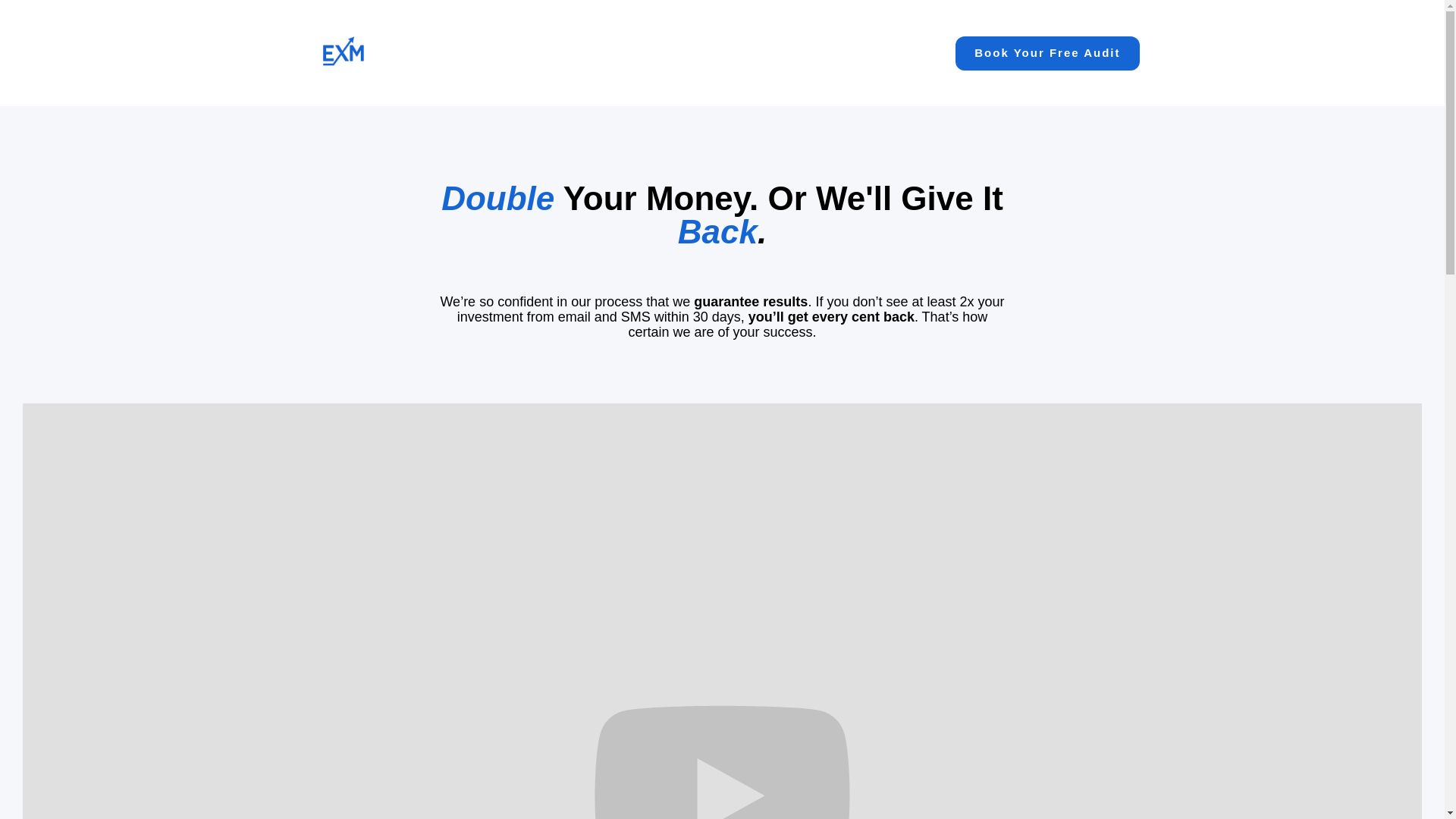 website screenshot of https://exmglobalstrategies.com/