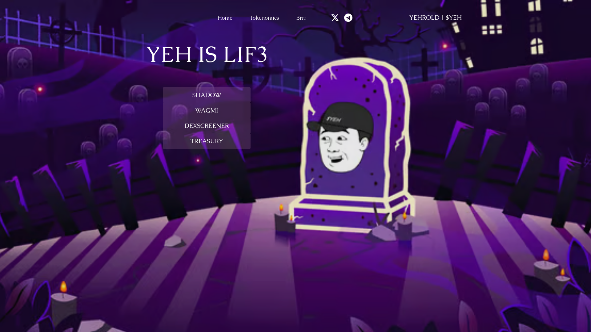 website screenshot of https://yehfinance.com/