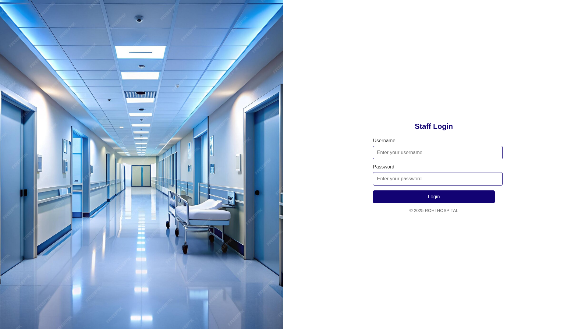 website screenshot of https://rohihealthcarecentre.com/
