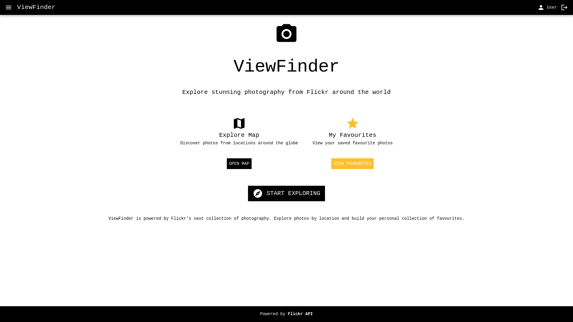website screenshot of https://viewfinder-frontend.pages.dev/