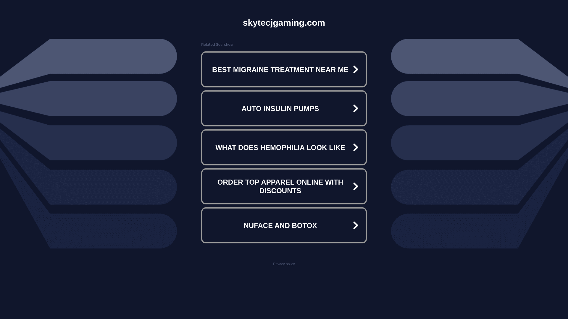 website screenshot of https://skytecjgaming.com/