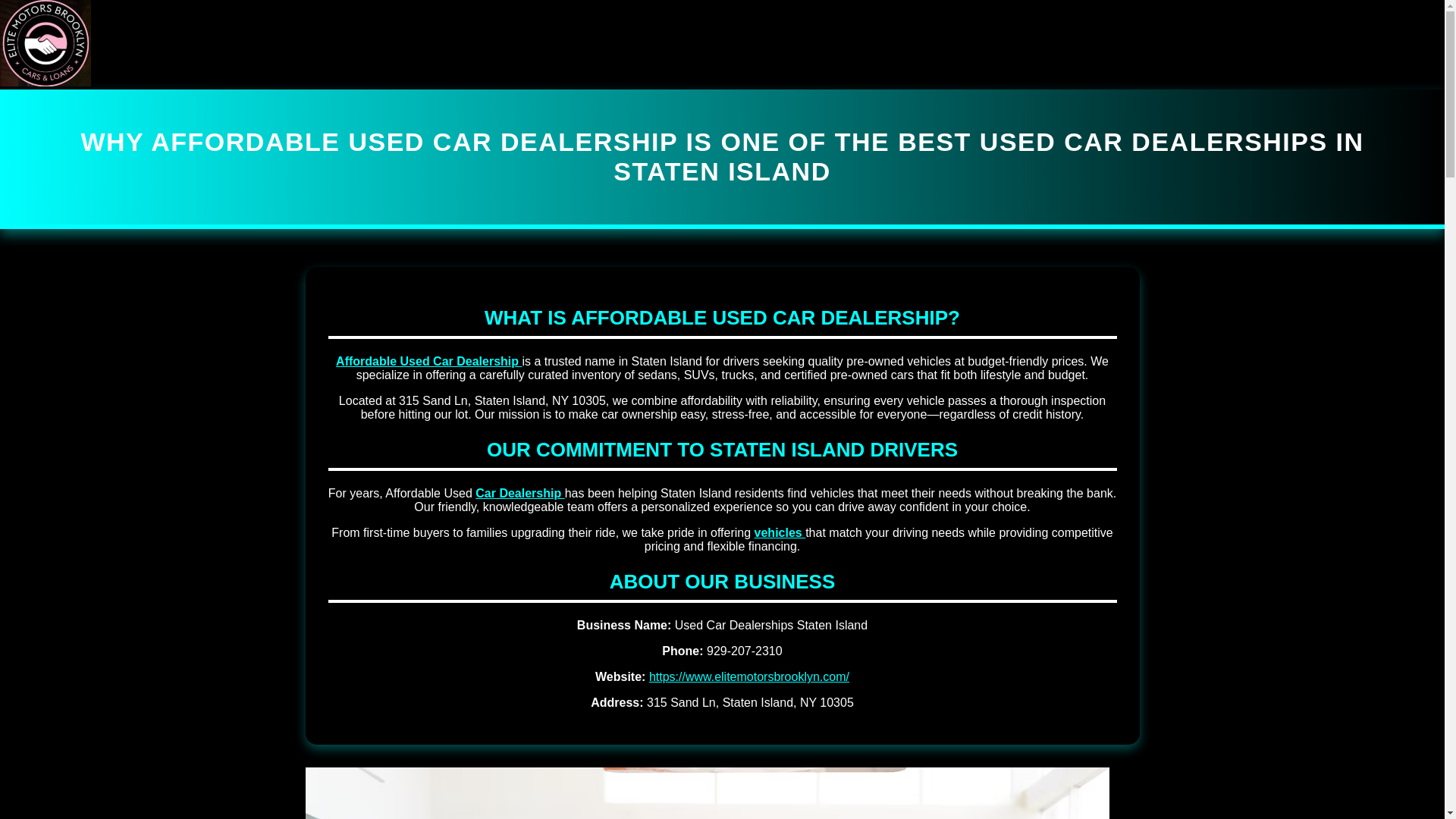website screenshot of https://whyaffordableusedcardealershipisoneofthebestusedcardealers.pages.dev/
