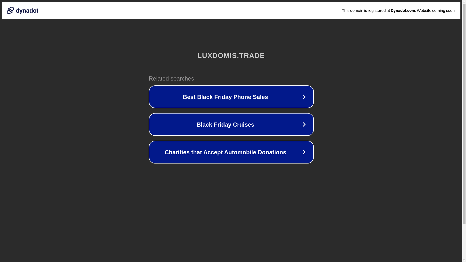 website screenshot of https://luxdomis.trade/
