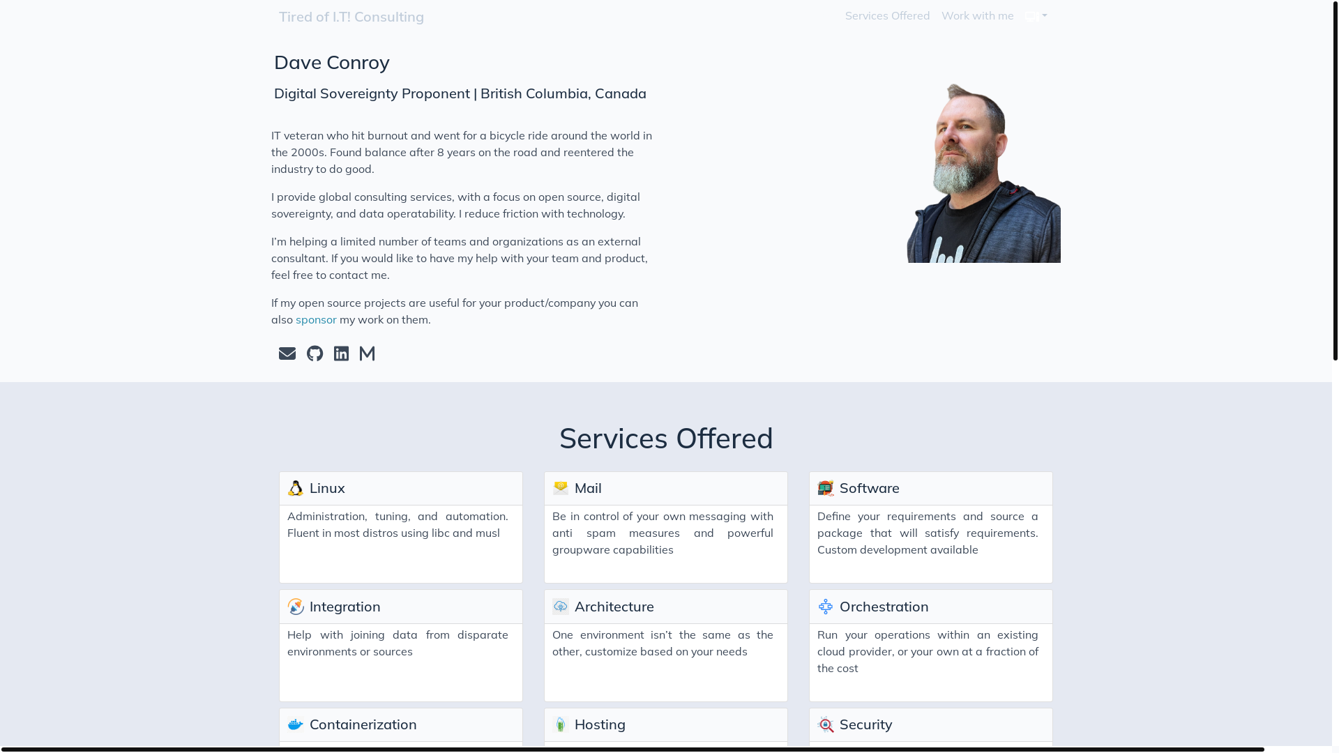 website screenshot of https://tiredofitstatic.pages.dev/