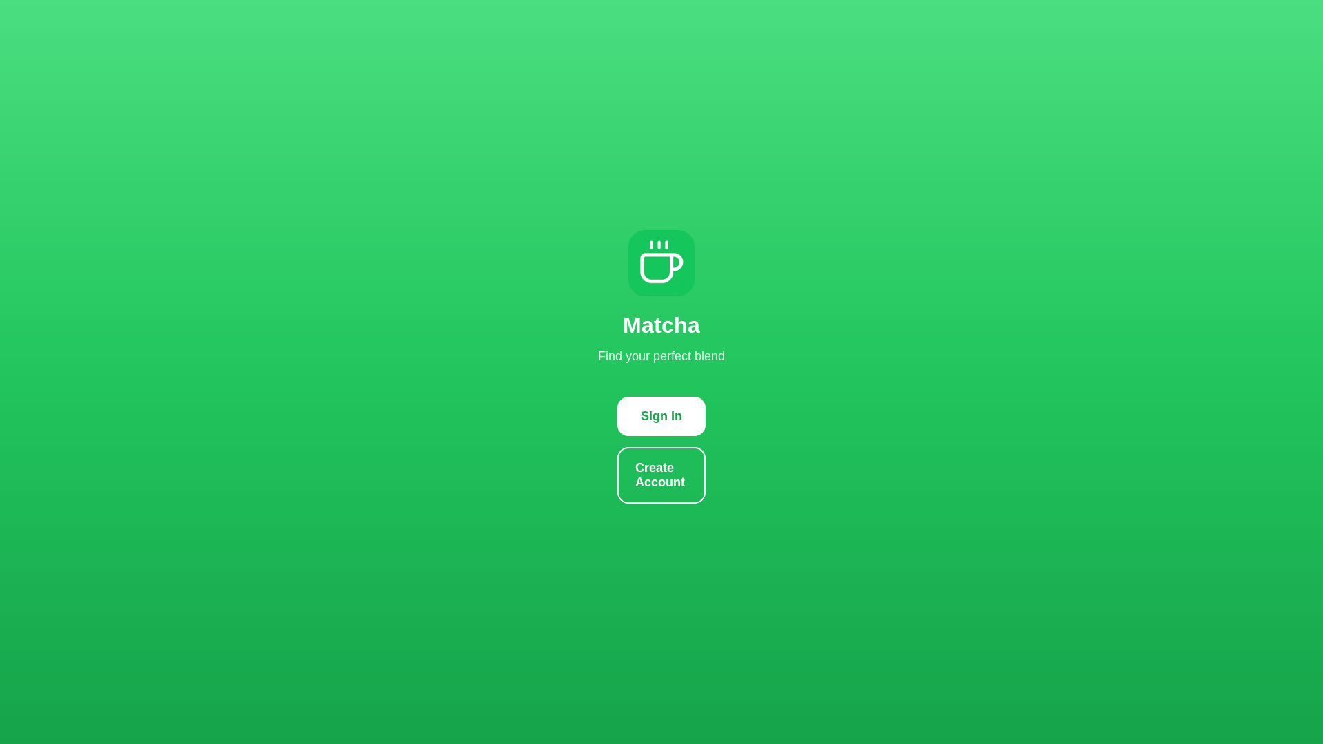 website screenshot of https://matchamobile.com/