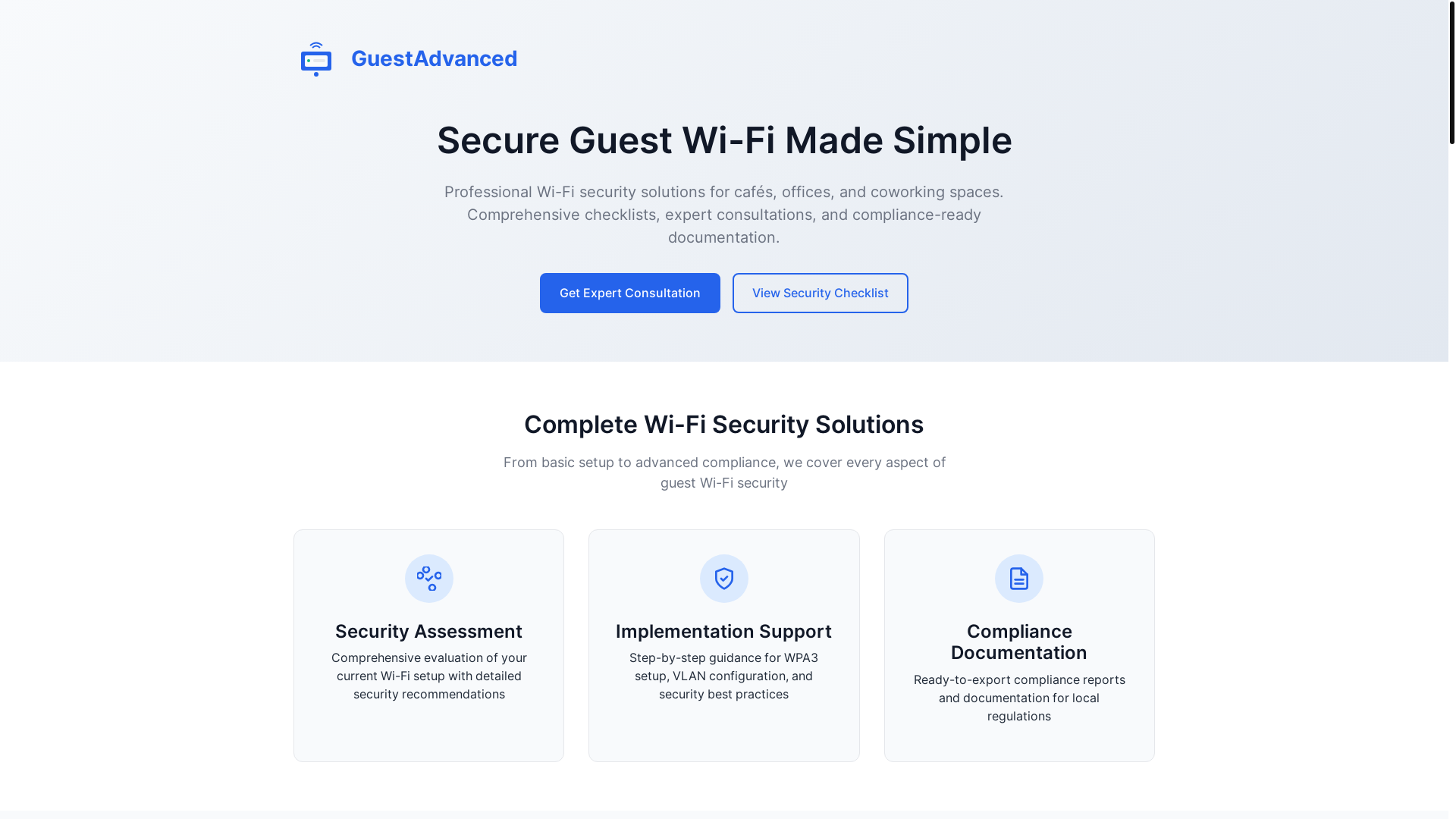 website screenshot of https://guestadvanced.pro/