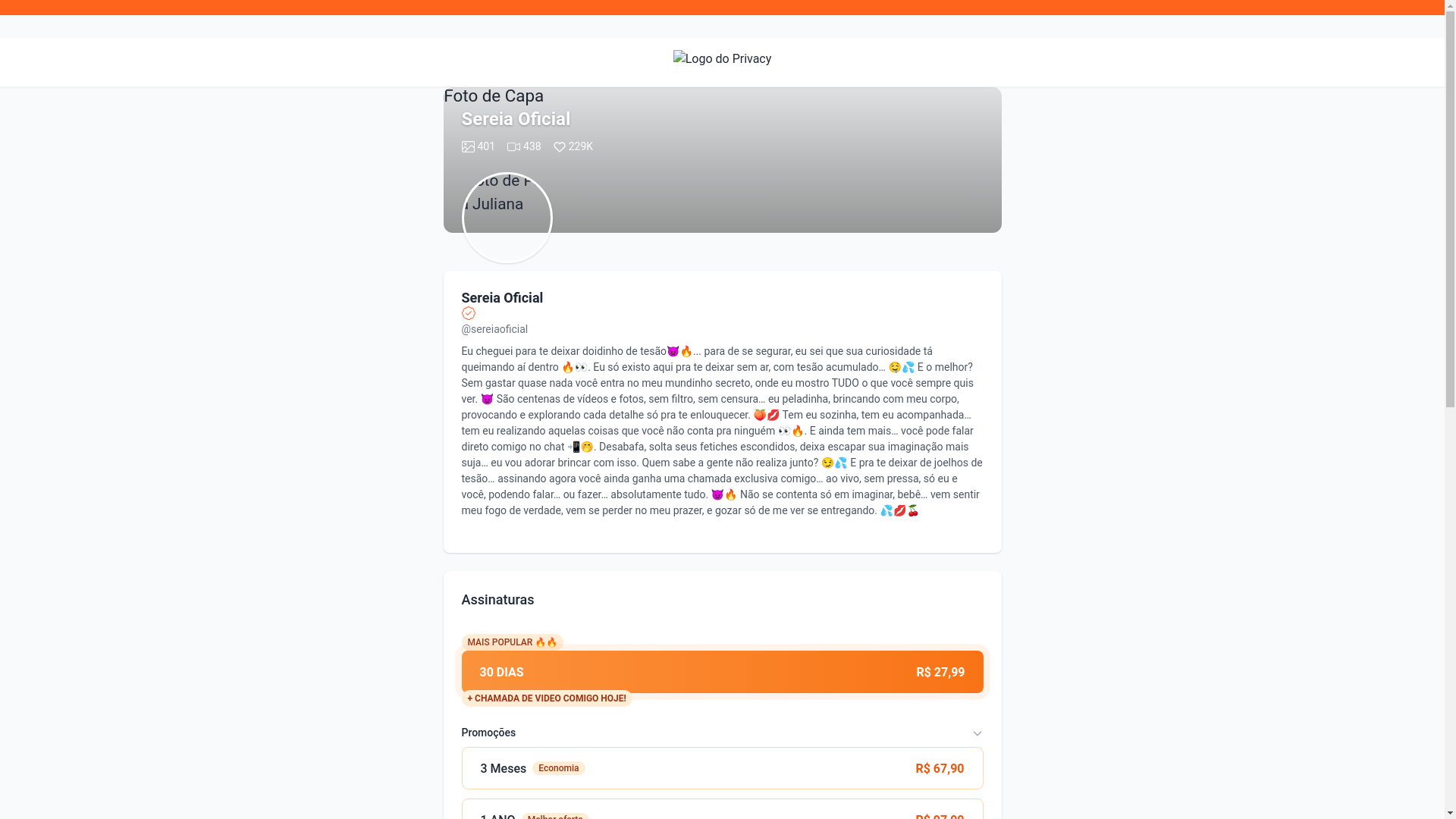 website screenshot of https://privacysereia.shop/