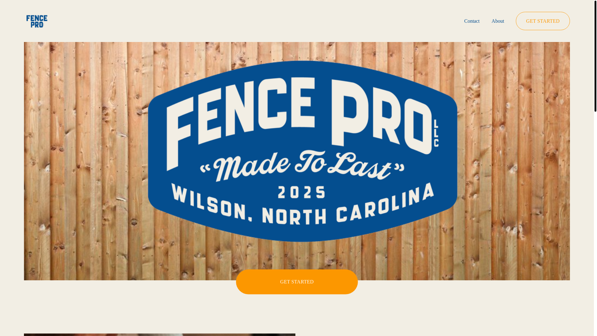website screenshot of https://fenceprowilson.com/