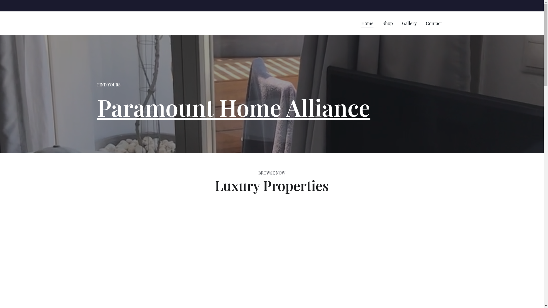 website screenshot of https://paramounthomesalliance.com/
