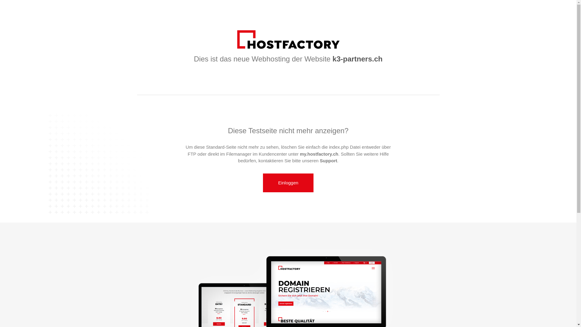 website screenshot of https://k3-partners.ch/
