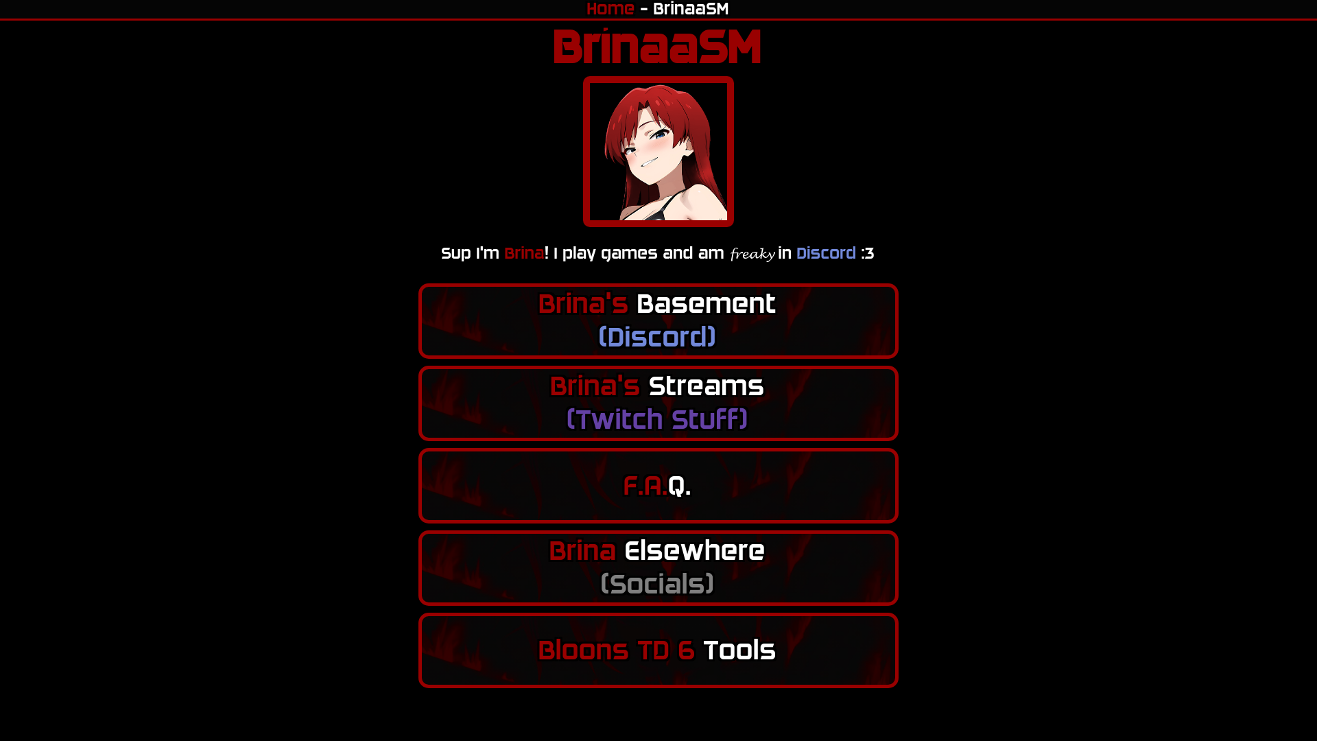 website screenshot of https://brinaasm.pages.dev/