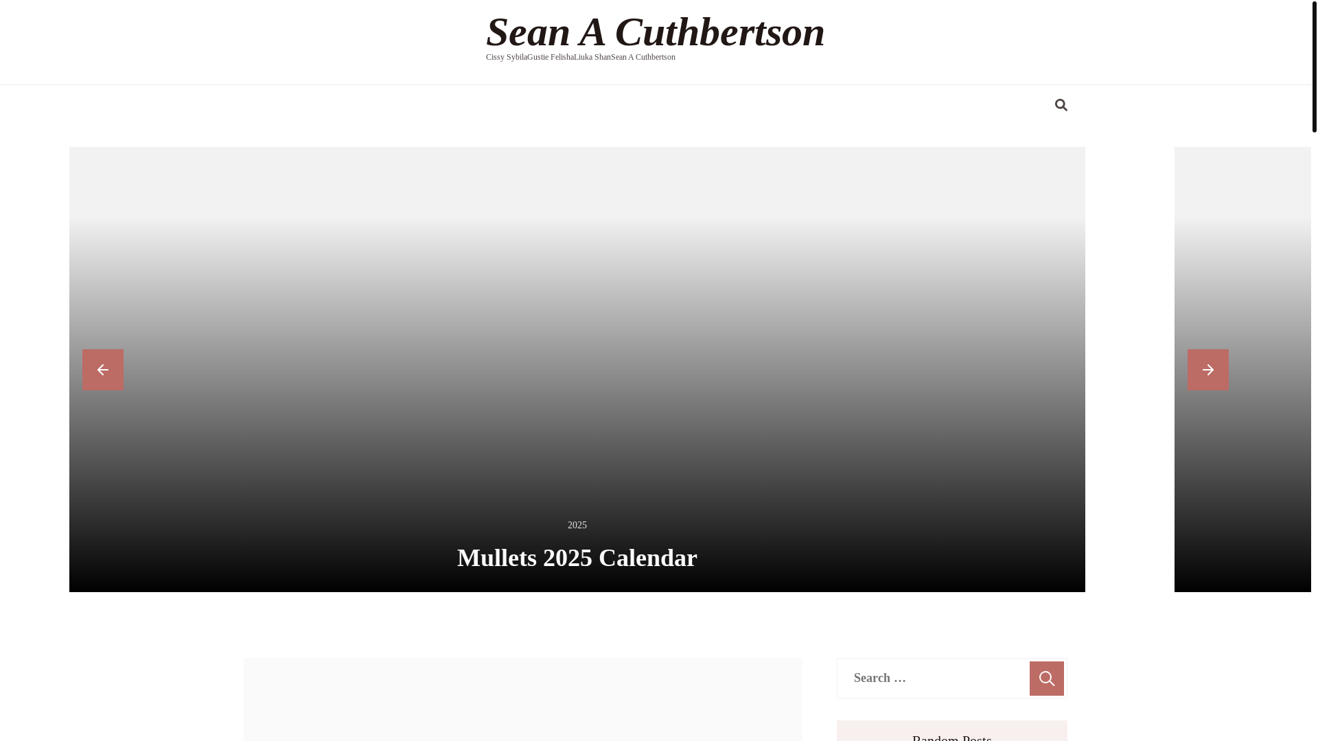 website screenshot of https://seanacuthbertson.pages.dev/