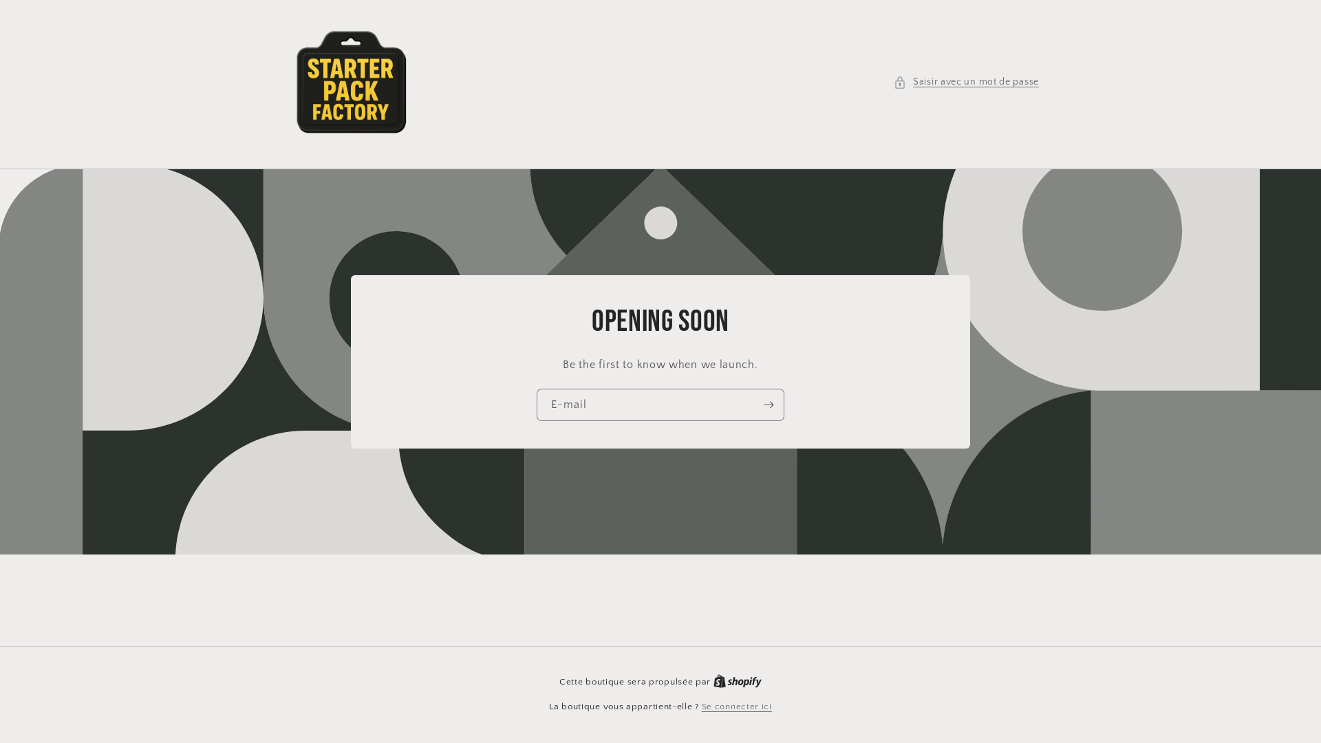 website screenshot of https://starterpackfactory.com/