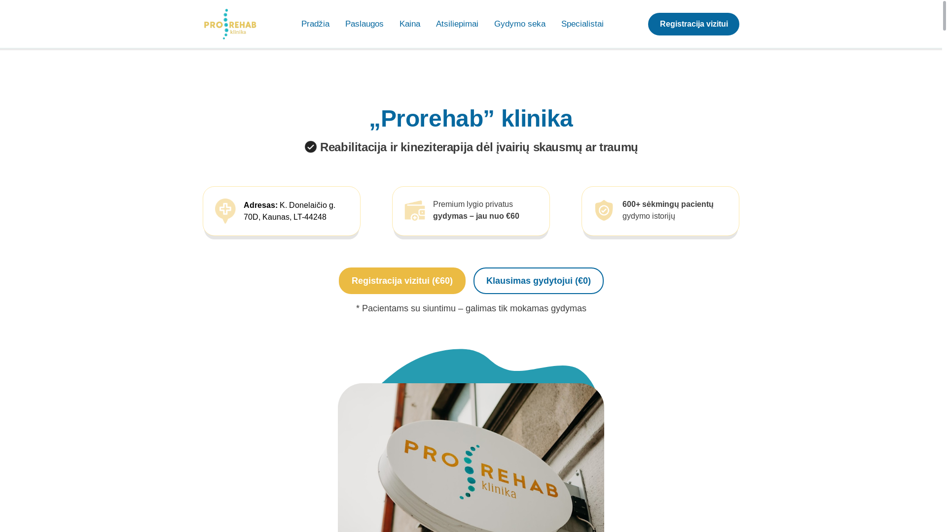website screenshot of https://prorehab-temp.pages.dev/