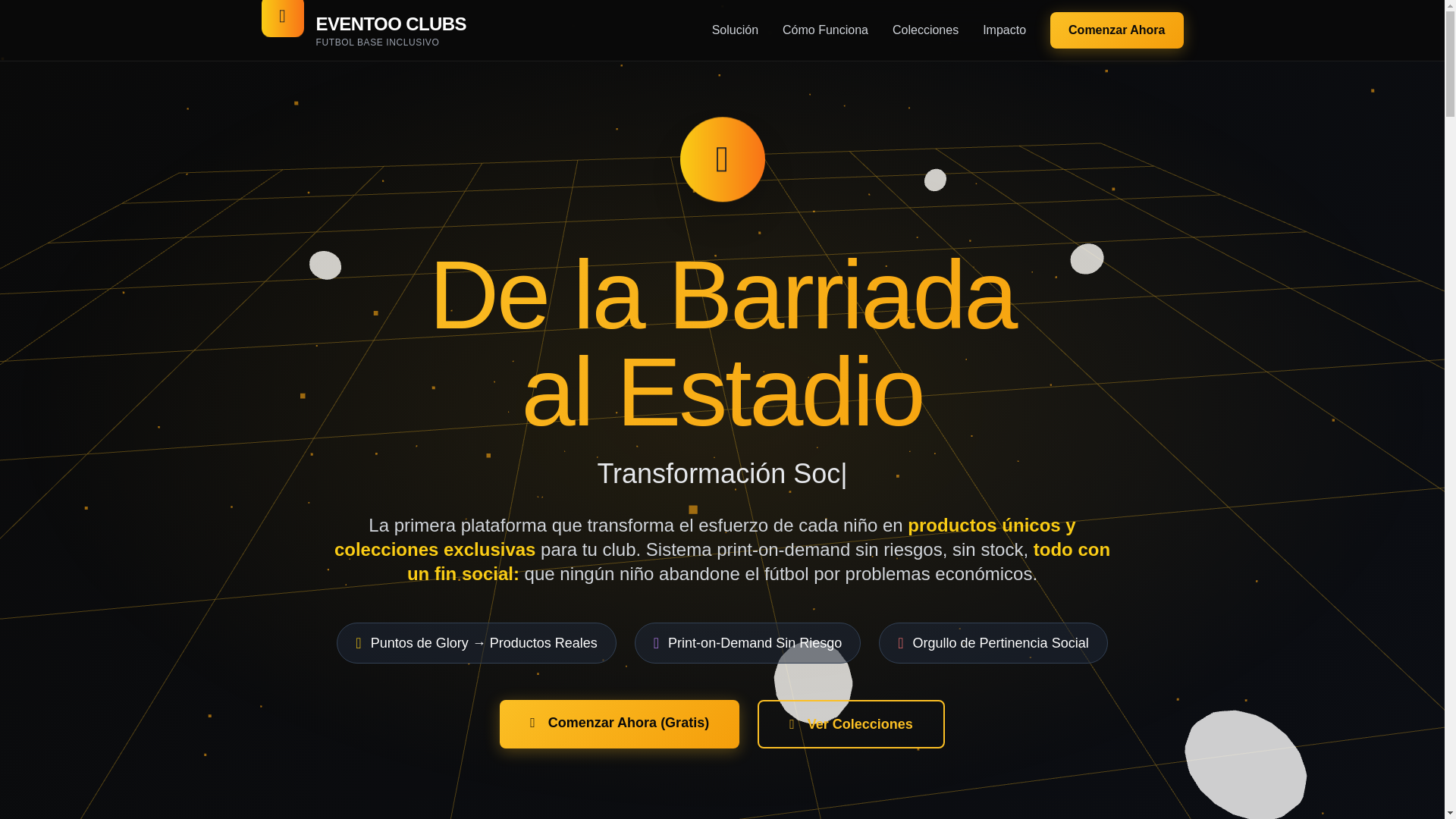 website screenshot of https://eventoo-clubs-v3.pages.dev/