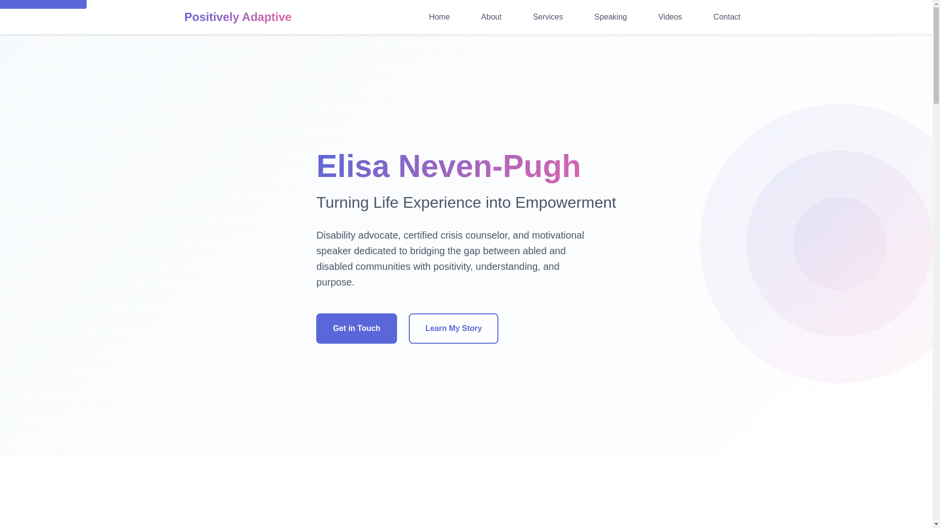 website screenshot of https://positively-adaptive.pages.dev/