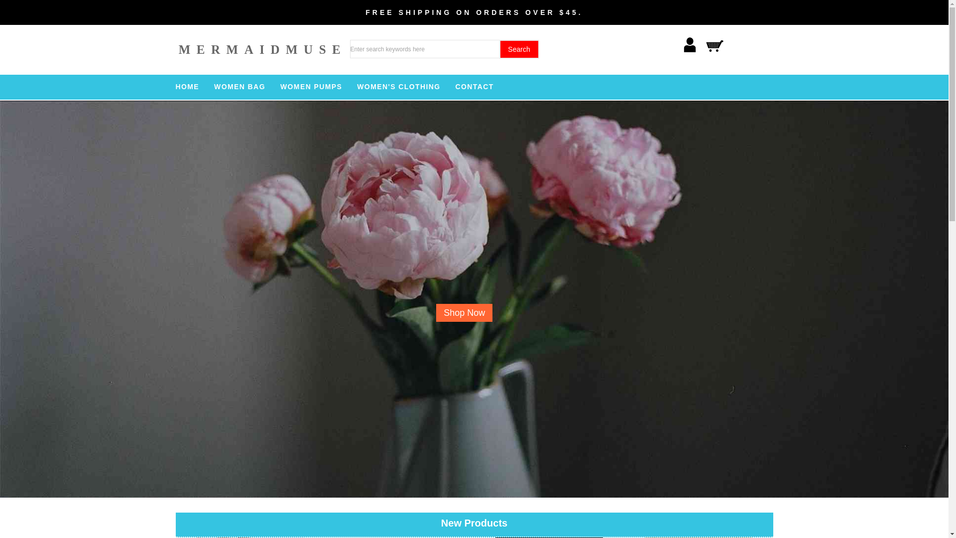 website screenshot of https://mermaidmuse.top/