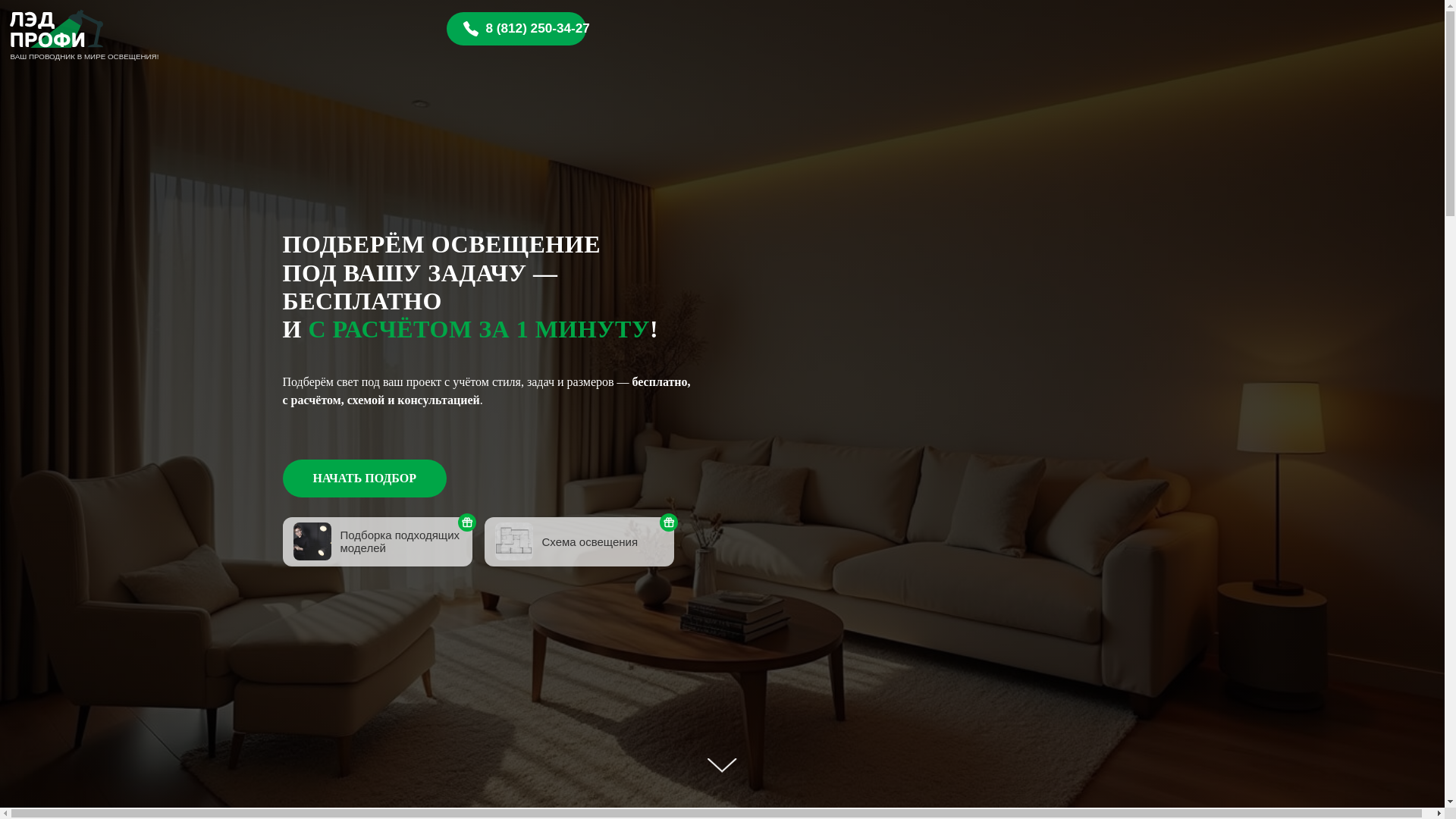 website screenshot of https://led-prof1-planet.ru/