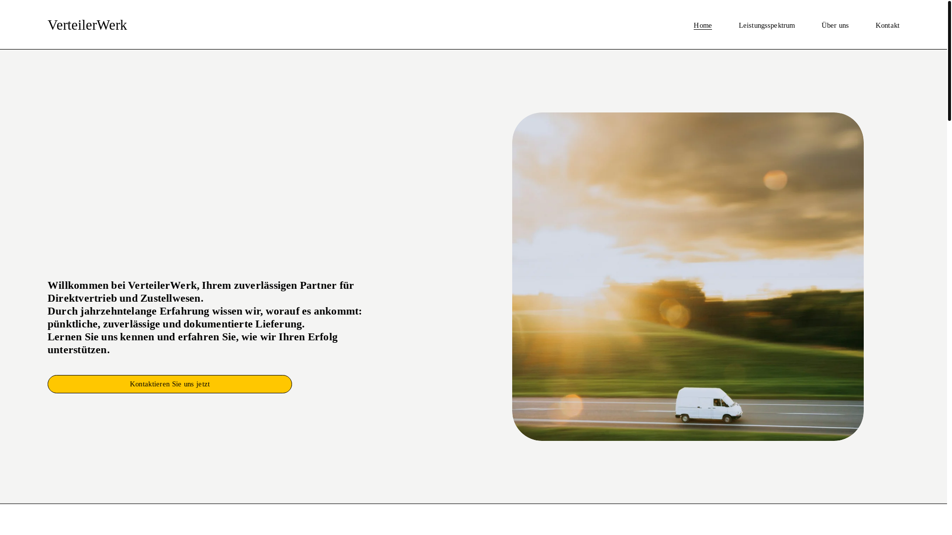 website screenshot of https://verteiler-werk.de/