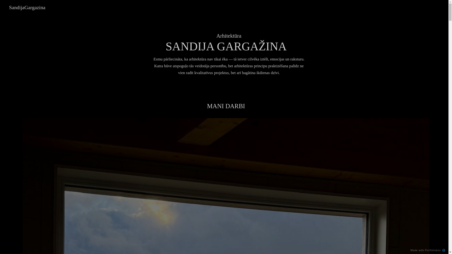 website screenshot of https://sandijagargazina.com/