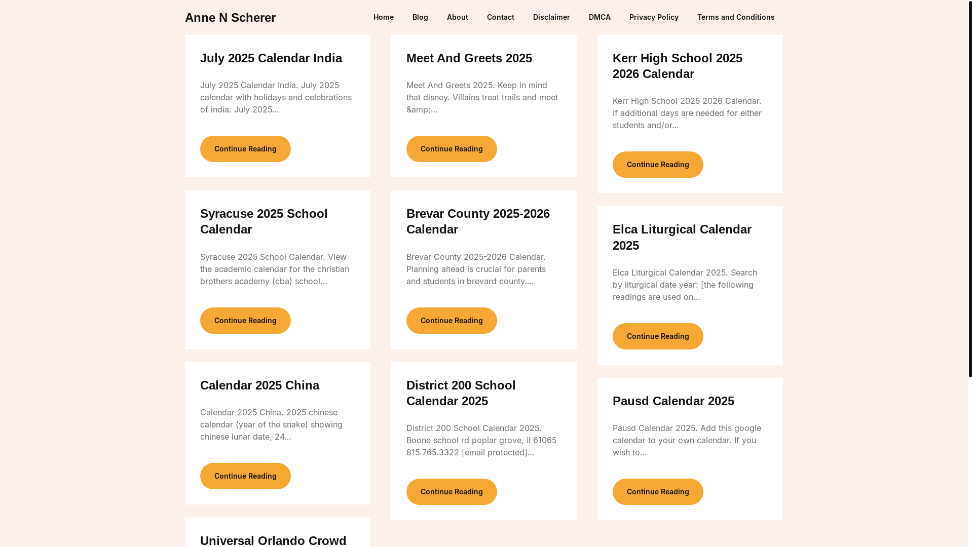 website screenshot of https://annenscherer.pages.dev/