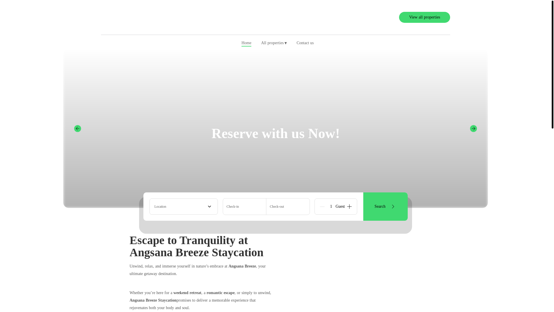 website screenshot of https://angsanabreeze.com/
