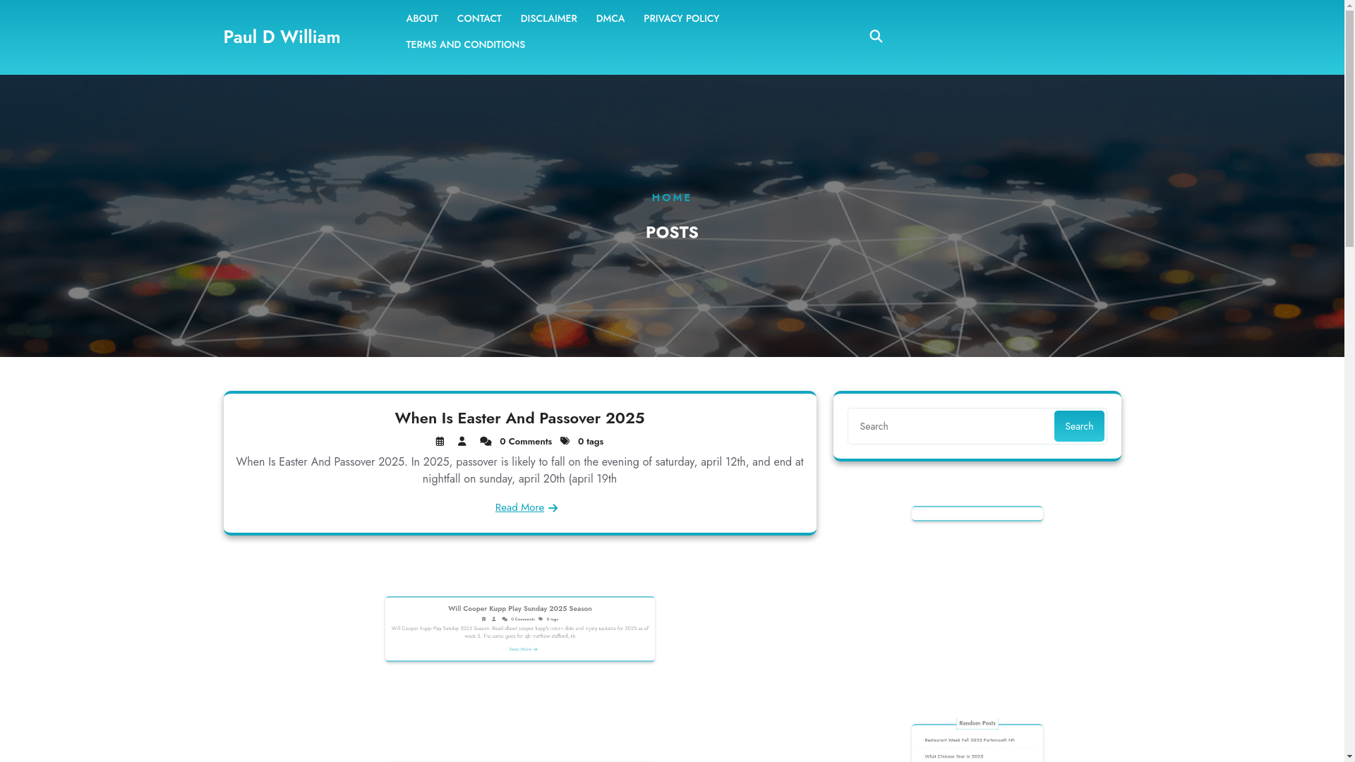 website screenshot of https://pauldwilliama.pages.dev/