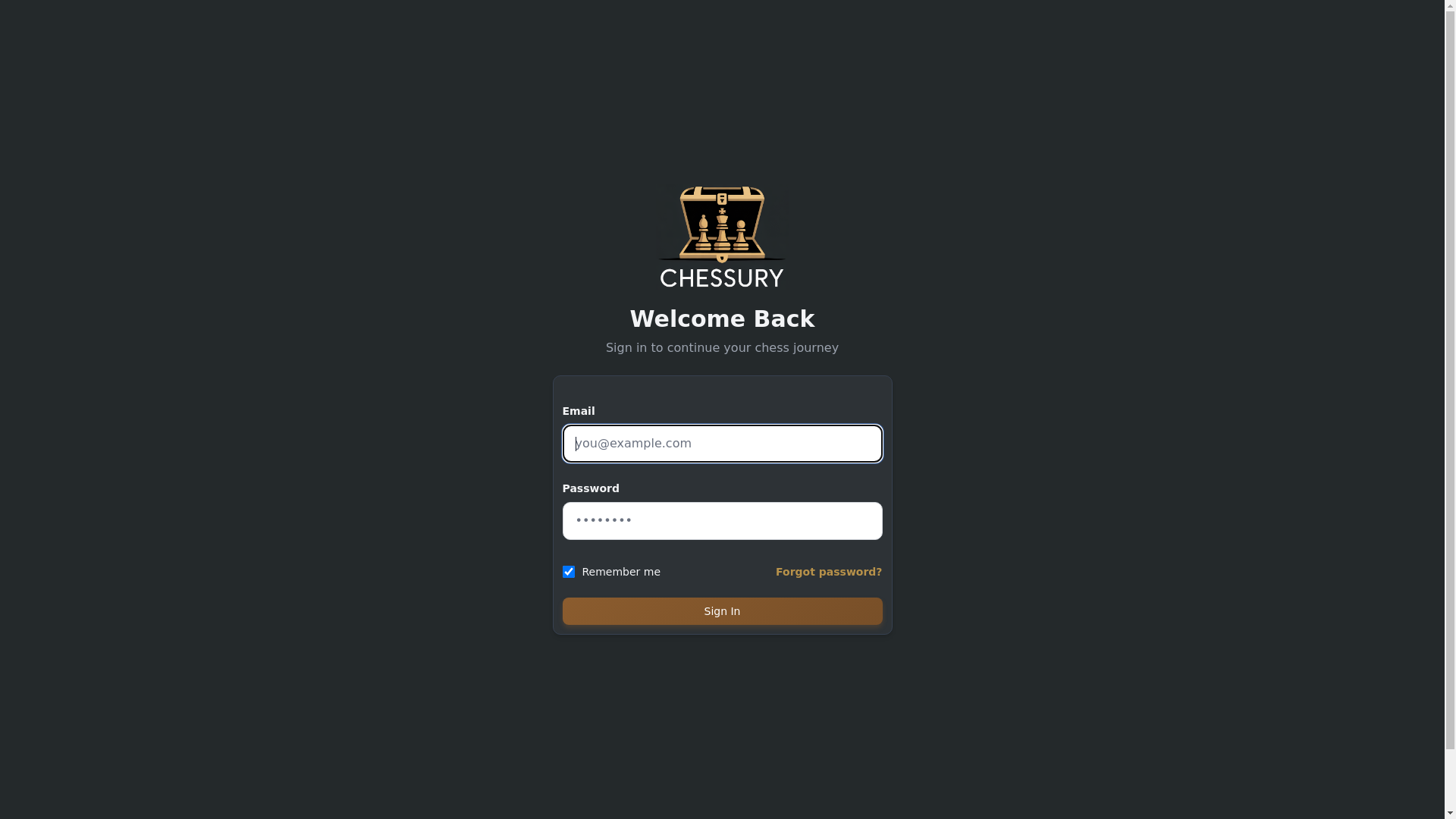 website screenshot of https://chessury.dev/